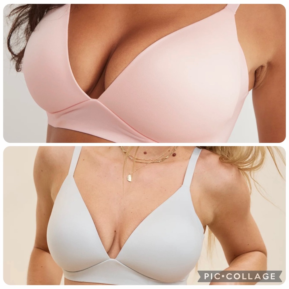 Aerie Sunnie Wireless Lightly Lined Bras 36DD Lot of 2